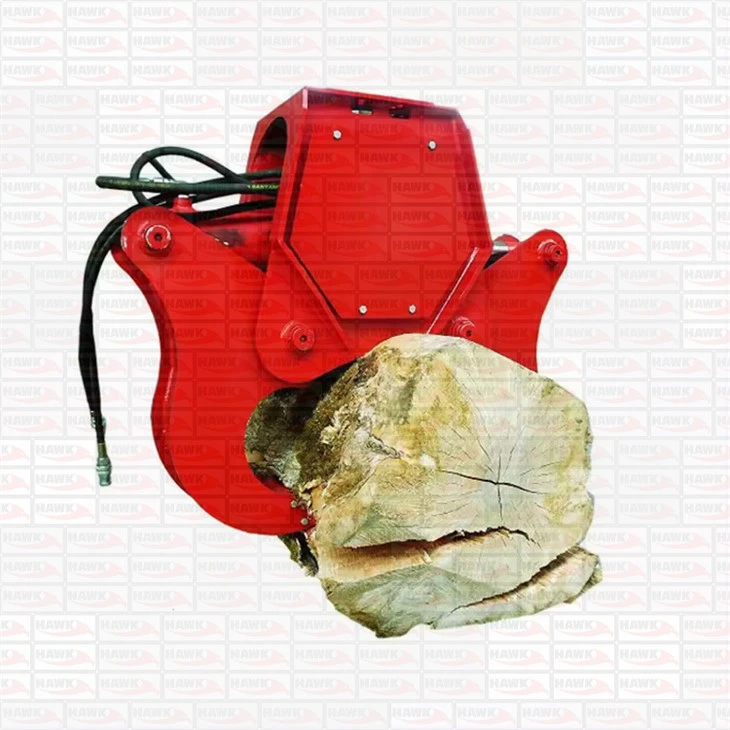 Excavator Hydraulic Log Cracker