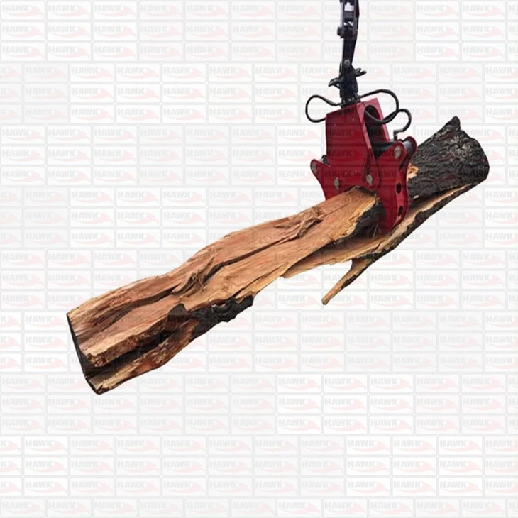 Excavator Hydraulic Log Cracker