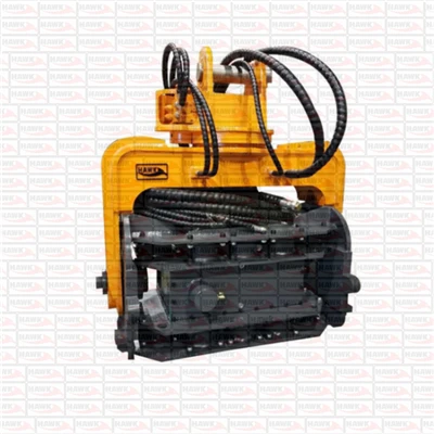 Gravemaskinemonteret Vibro spunshammer