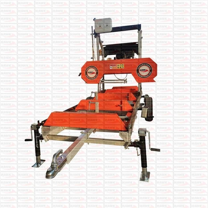 Petrol Engine Portable Sawmill Horizontal